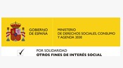 Gobierno de España · Ministerio de Derechos Sociales, Consumo y Agenda 2030 · Por solidaridad, otros fines de interés social